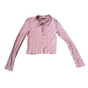 Zara Long Sleeve Polo